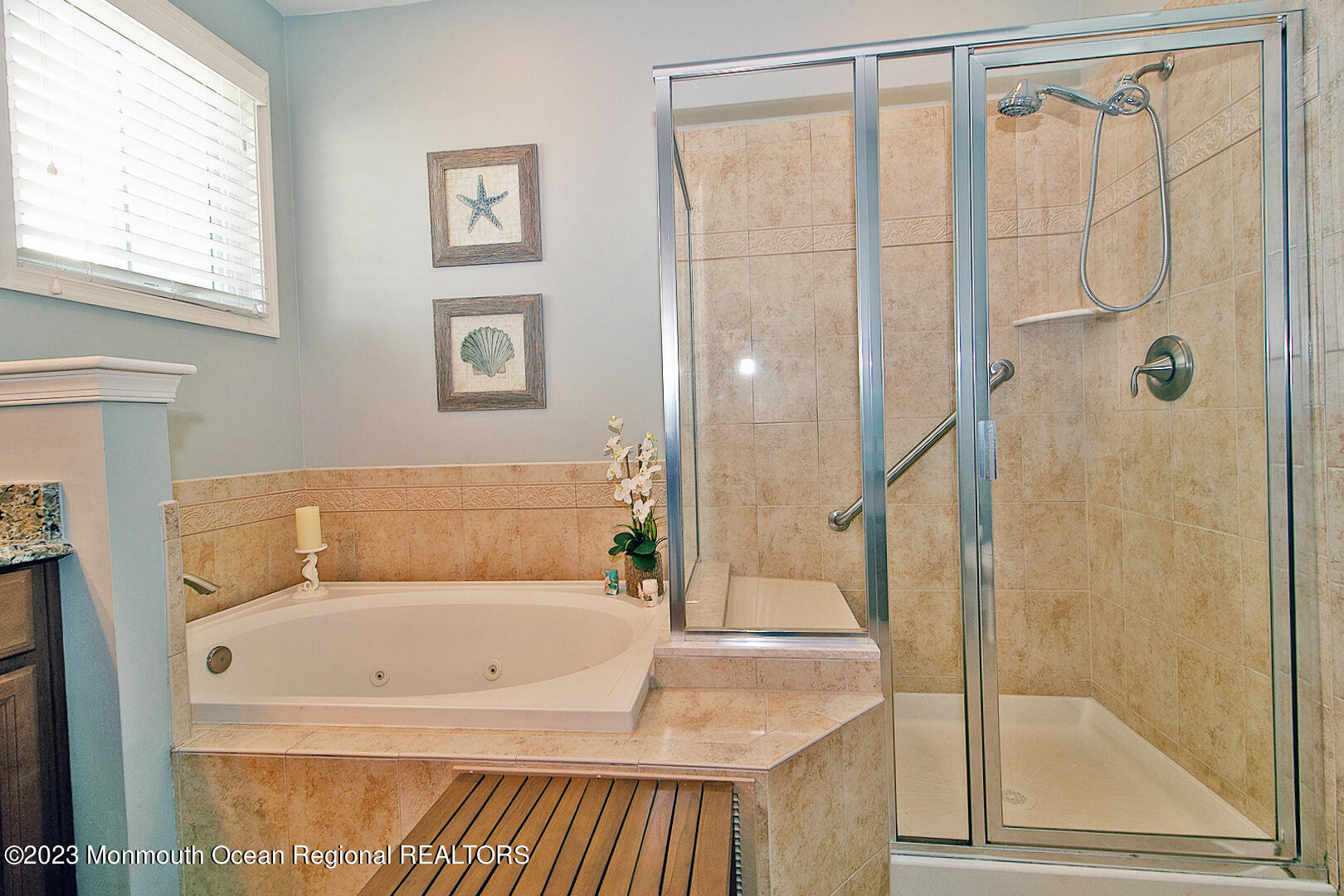 39 Bayville Way Waretown, NJ 08758 - Photo 38 of 55 a bathroom with a tub and shower
