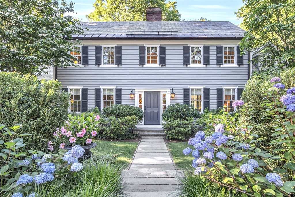 15 Rockridge Road Wellesley, MA 02481 - Photo 2 of 36 a front view of house with yard and green space