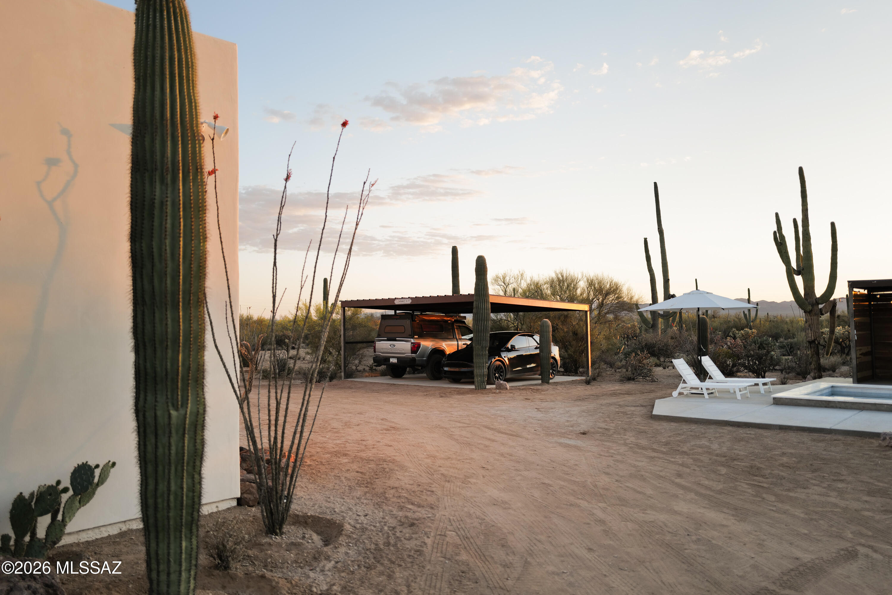 12175 West Dancing Raven Road Tucson, AZ 85743 - Photo 45 of 52 carport at main house