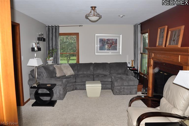 3456 Porter Road Rootstown, OH 44272 - Photo 4 of 25 Great Living room with fireplace