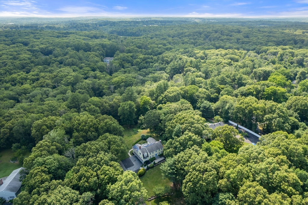 24 Russett Hill Road Sherborn, MA 01770 - Photo 38 of 39 an aerial view of residential houses with outdoor space and trees