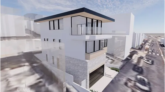 a view of a hallway with seating area