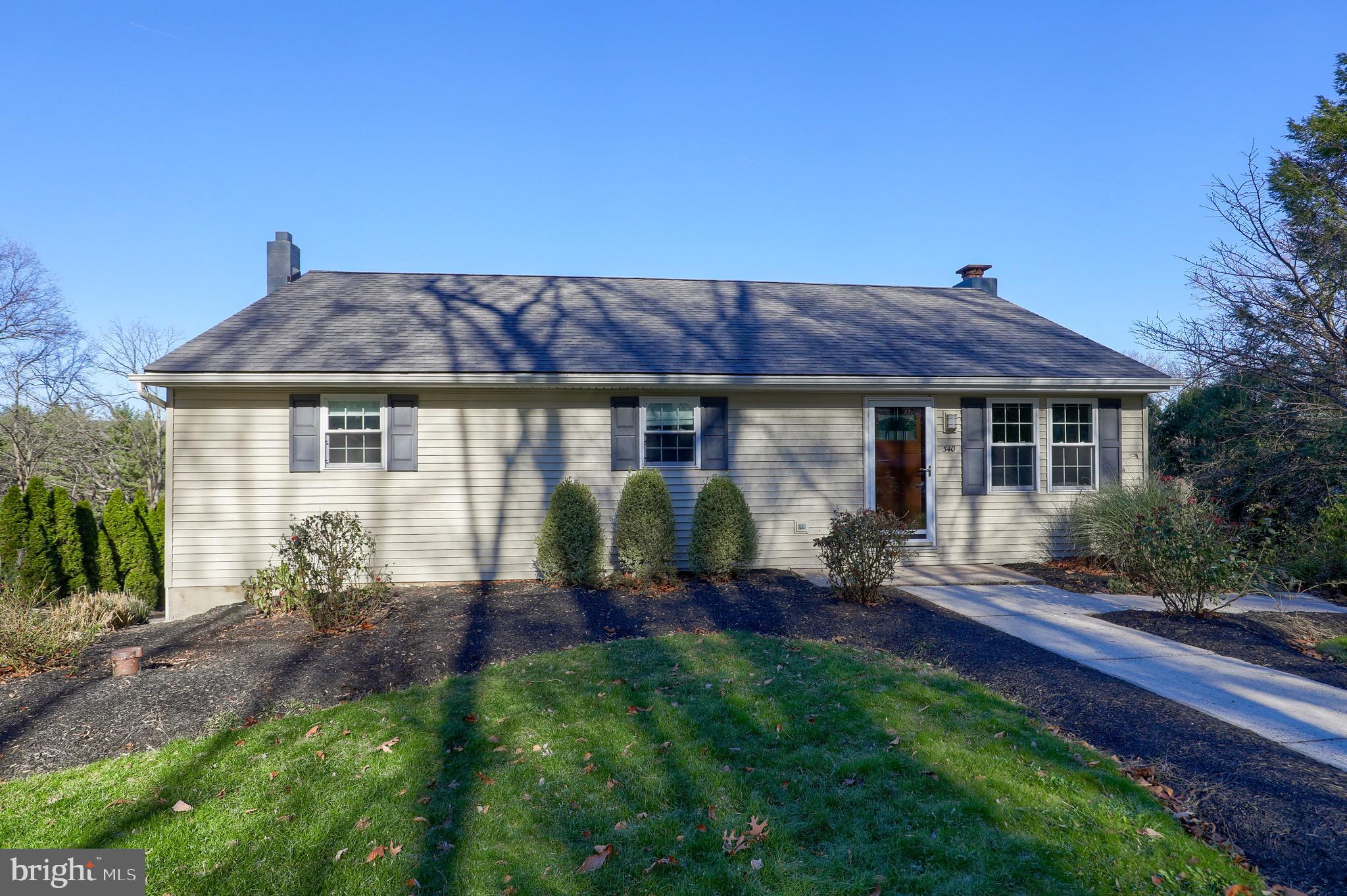 540 Blue Lake Road Denver, PA 17517 - Photo 3 of 63 a front view of a house with garden