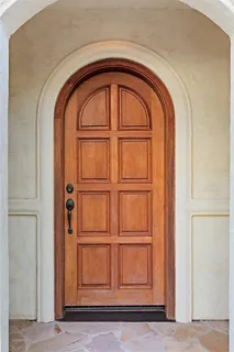 a close view of entryway