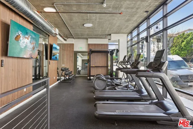 a view of a building with a street