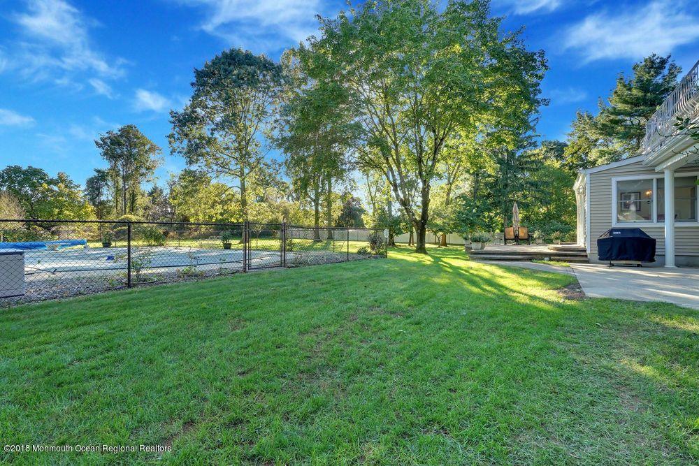 27 Partridge Way Colts Neck, NJ 07722 - Photo 54 of 58 Drone Back Yard