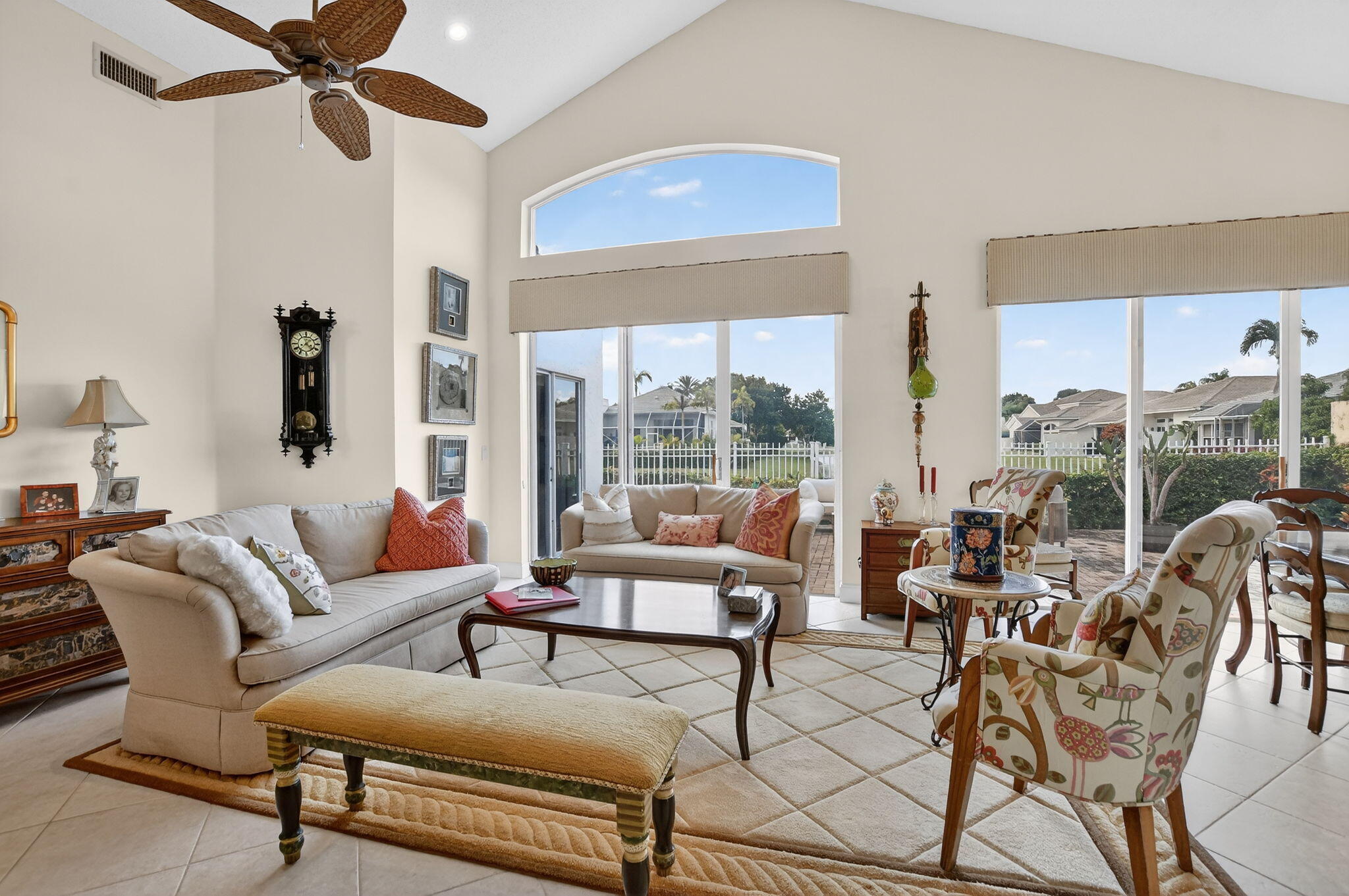 7997 Travelers Tree Drive Boca Raton, FL 33433 - Photo 7 of 54 a living room with furniture and a large window