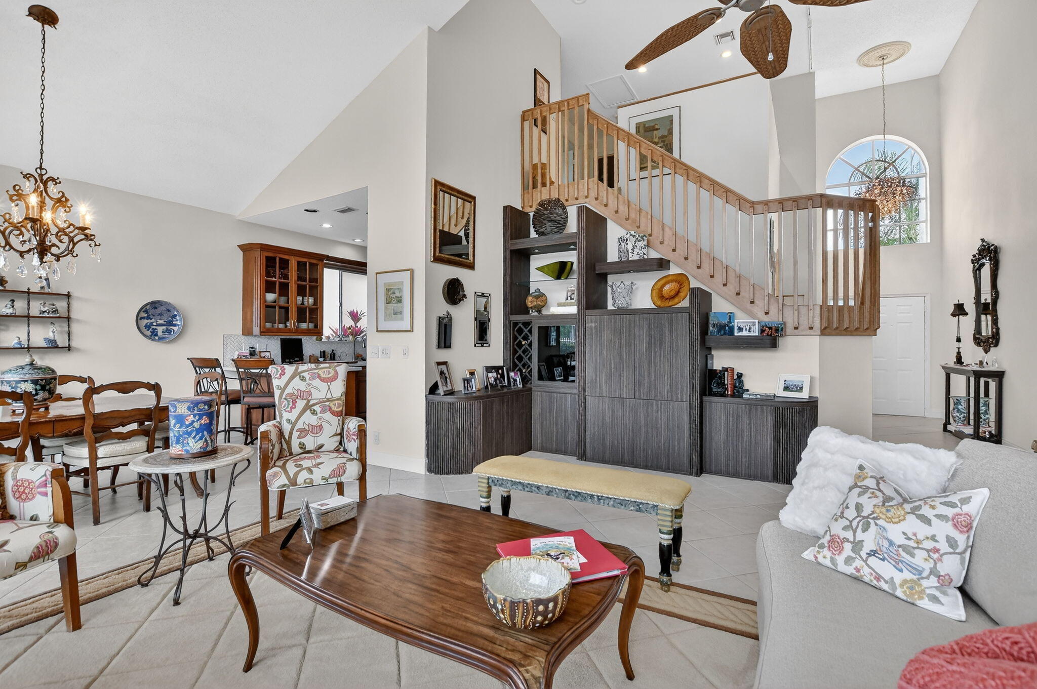 7997 Travelers Tree Drive Boca Raton, FL 33433 - Photo 8 of 54 a living room with furniture and wooden floor