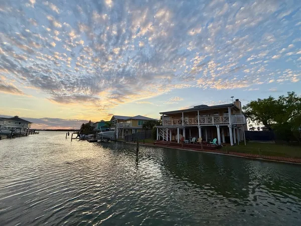 a view of house with ocean view