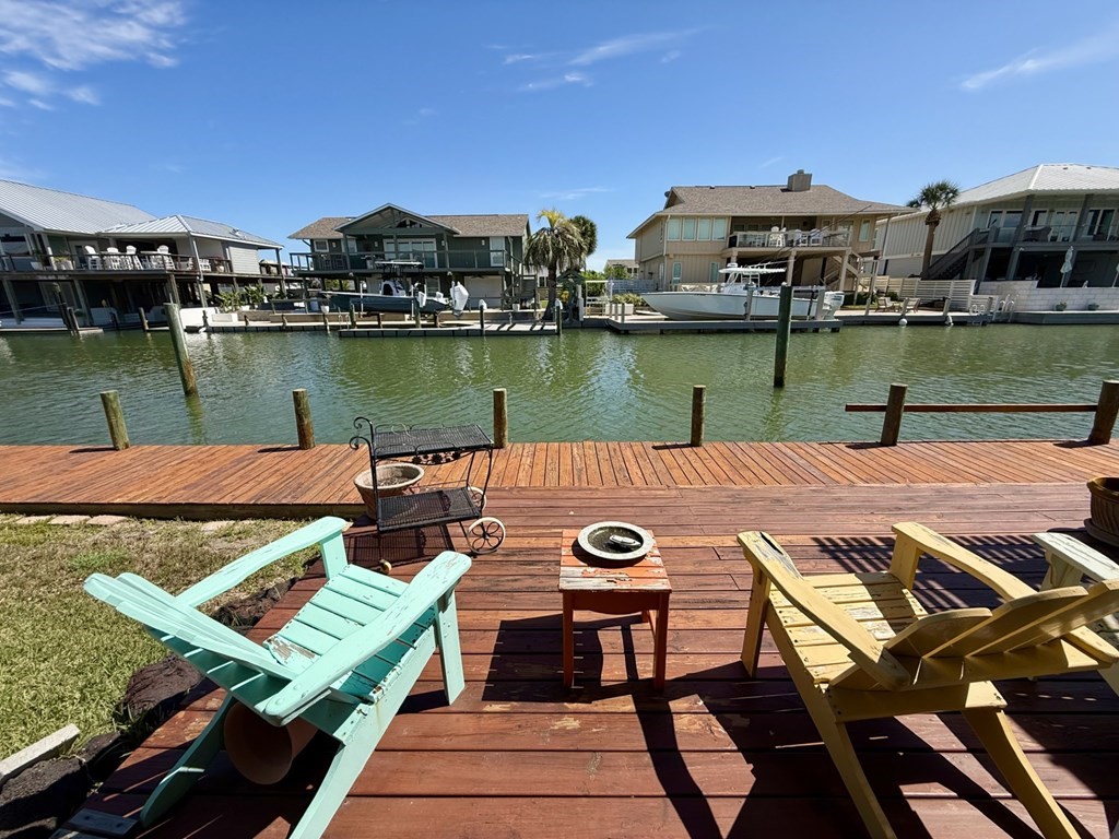 30 Flamingo Road Rockport, TX 78382 - Photo 5 of 39 an aerial view of a house with outdoor space and lake view
