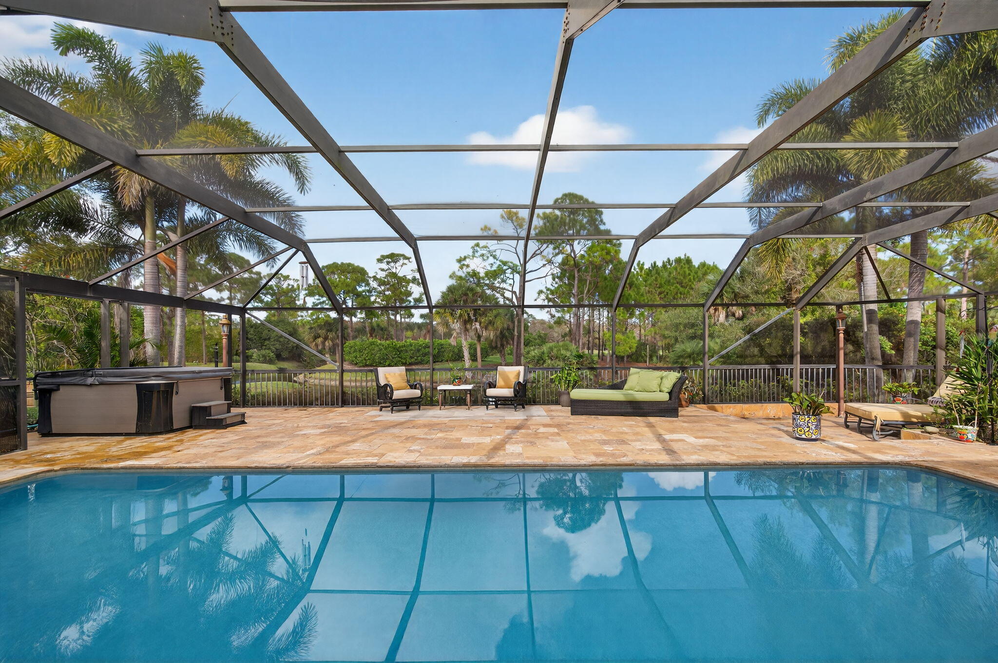 1488 Southeast Colony Way Jupiter, FL 33478 - Photo 10 of 46 View from Family Room French Doors