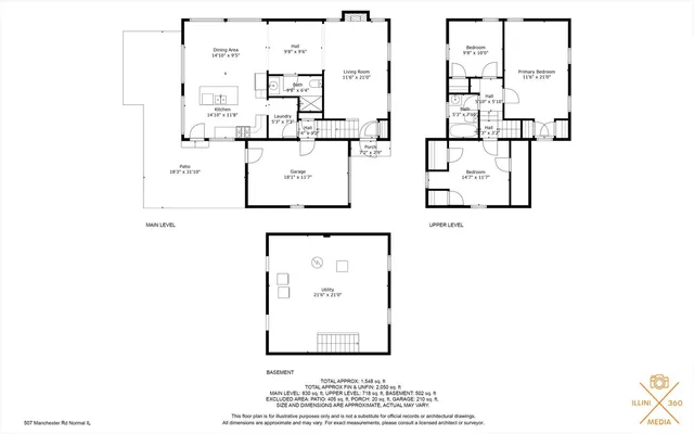 $224,900 | 507 Manchester Road, Normal, IL 61761