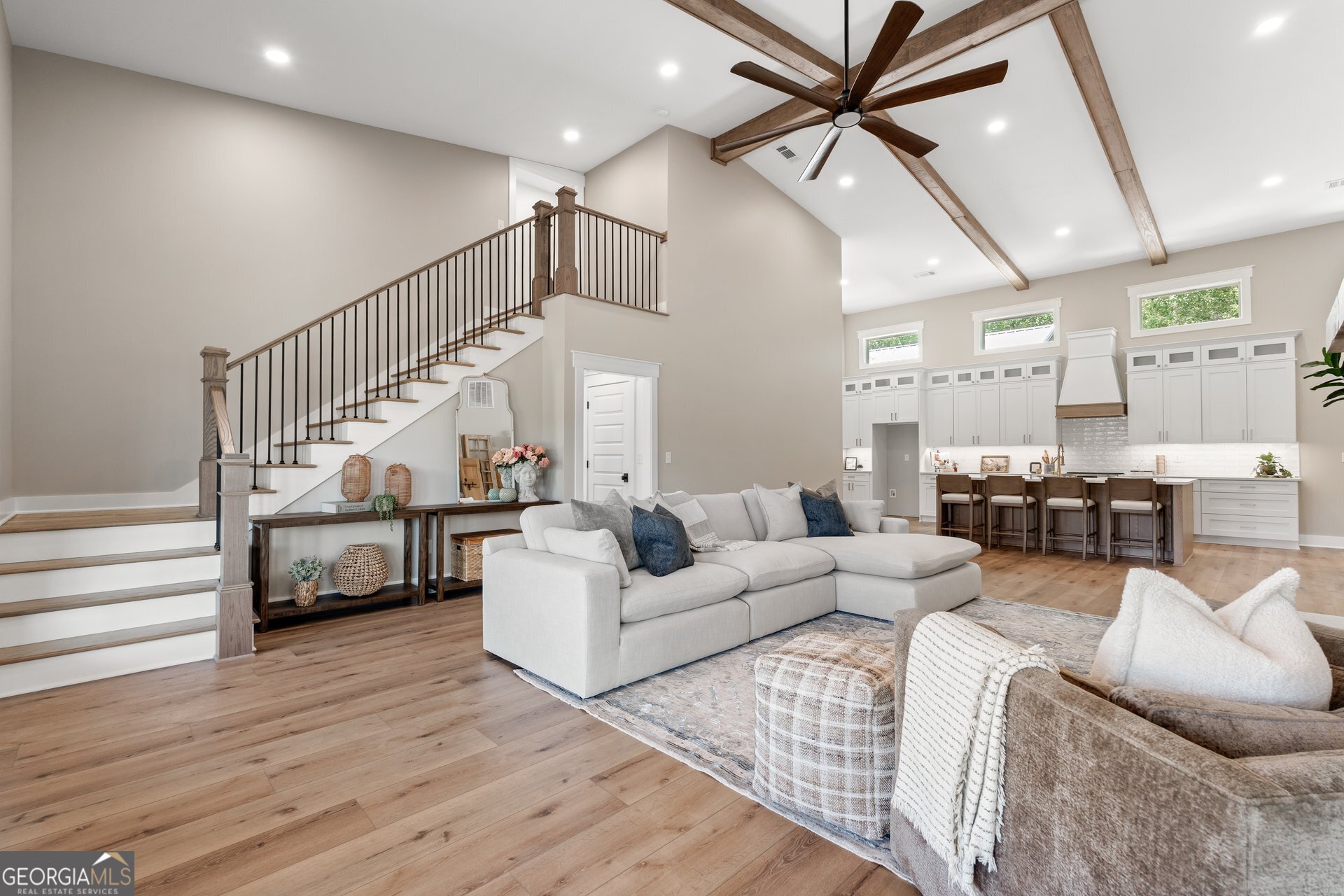 5938 Ridgeway Road Franklin, GA 30217 - Photo 7 of 41 a living room with furniture and wooden floor