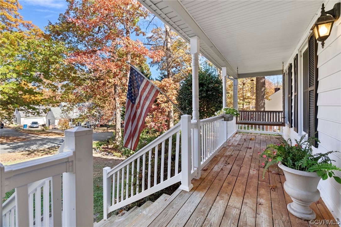 3319 Ludgate Road Chester, VA 23831 - Photo 3 of 47 a view of balcony with wooden floor