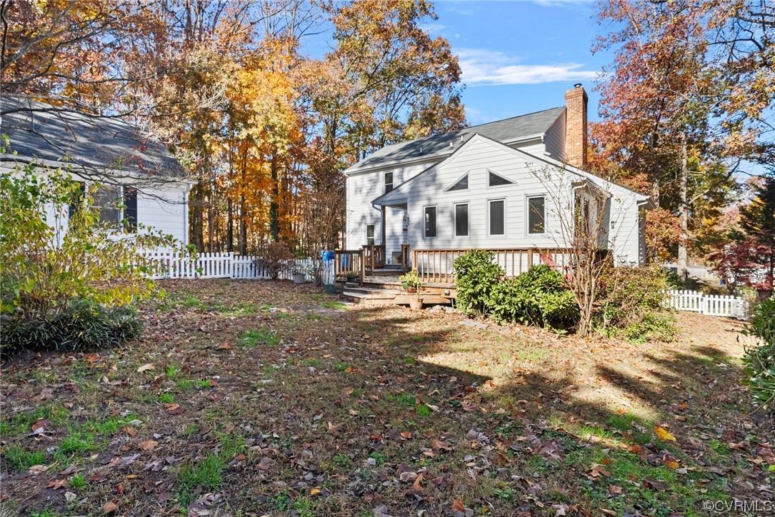 3319 Ludgate Road Chester, VA 23831 - Photo 34 of 47 a front view of a house with a yard and trees