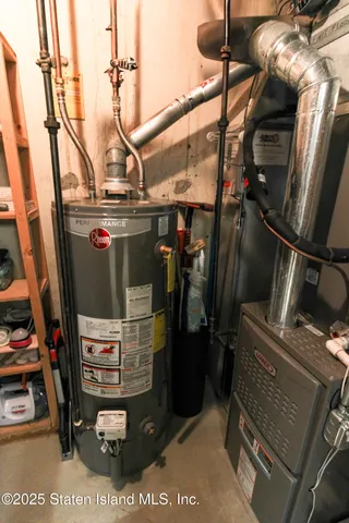 a view of water heater room