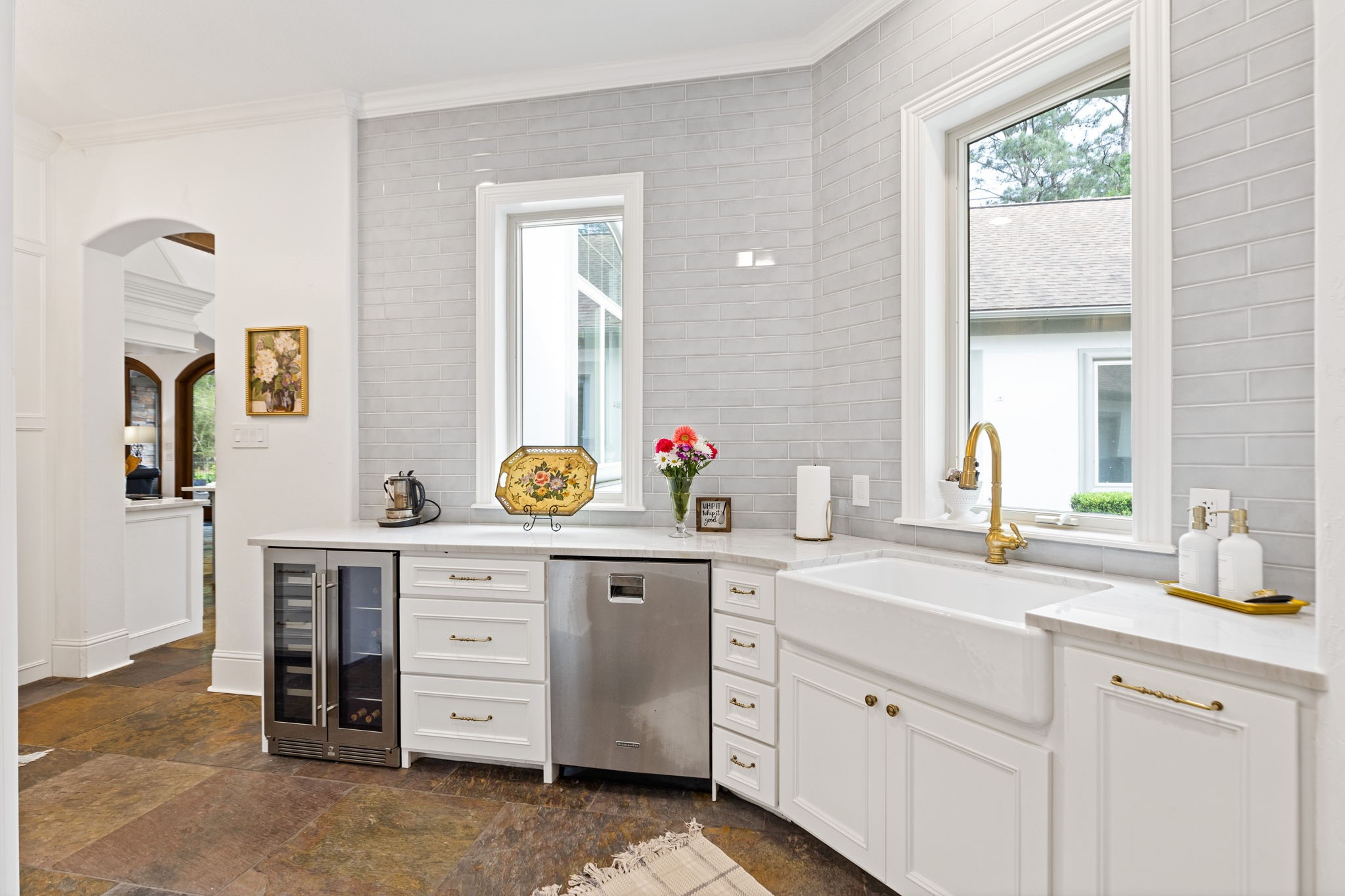 38223 Windy Ridge Trail Magnolia, TX 77355 - Photo 18 of 48 a spacious bathroom with a double vanity sink a mirror a and a window