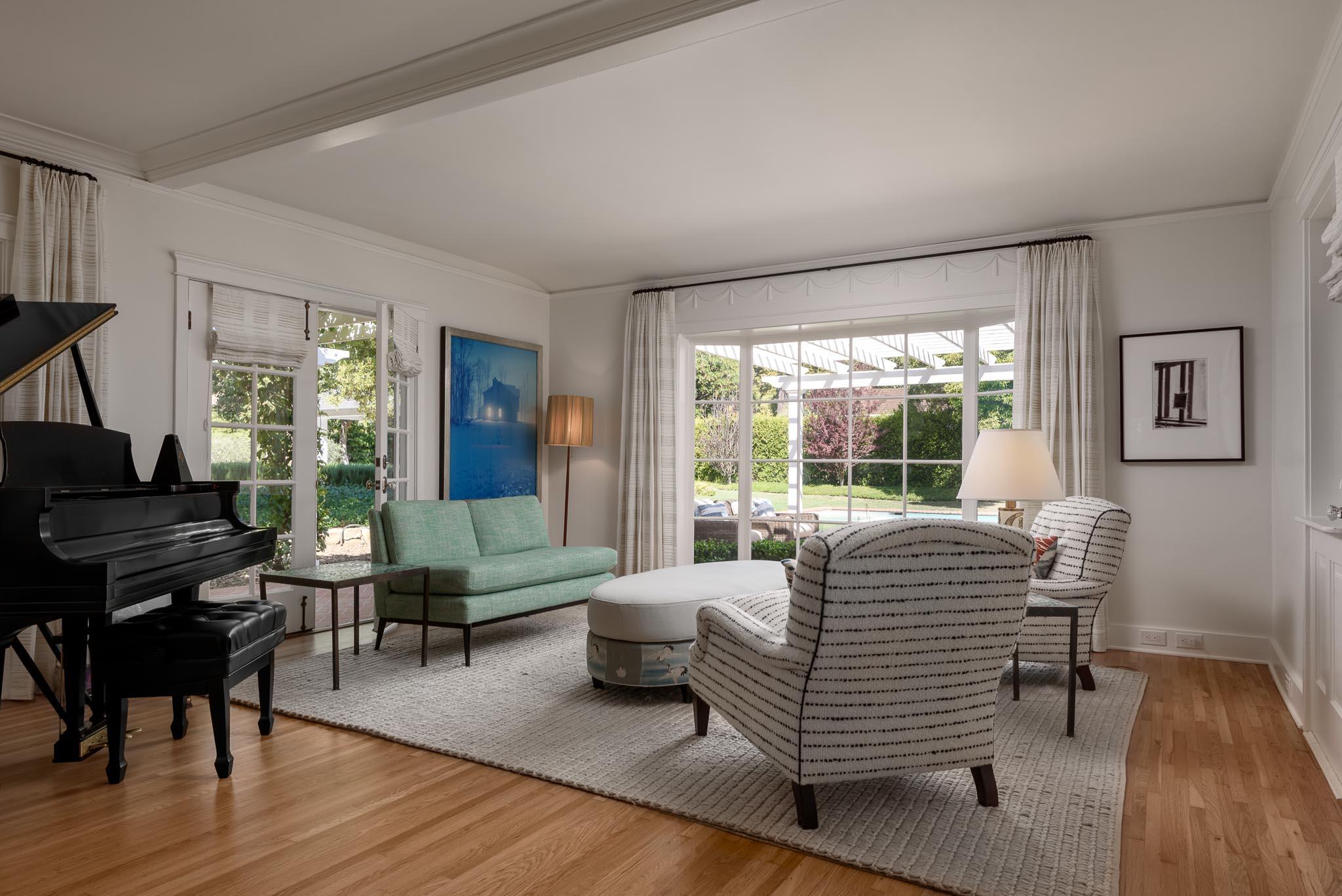 167 Pomar Lane Montecito, CA 93108 - Photo 12 of 35 a living room with furniture and wooden floor