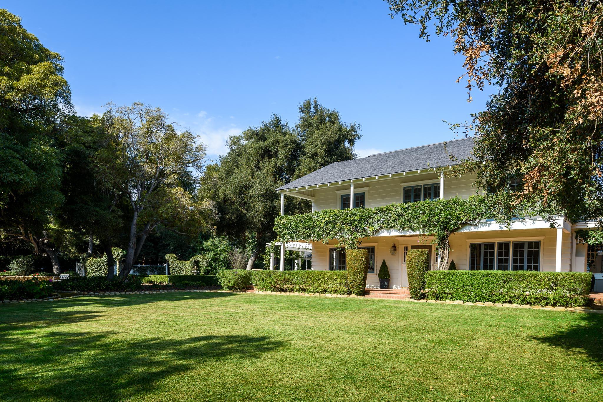 167 Pomar Lane Montecito, CA 93108 - Photo 2 of 35 a front view of house with yard and green space