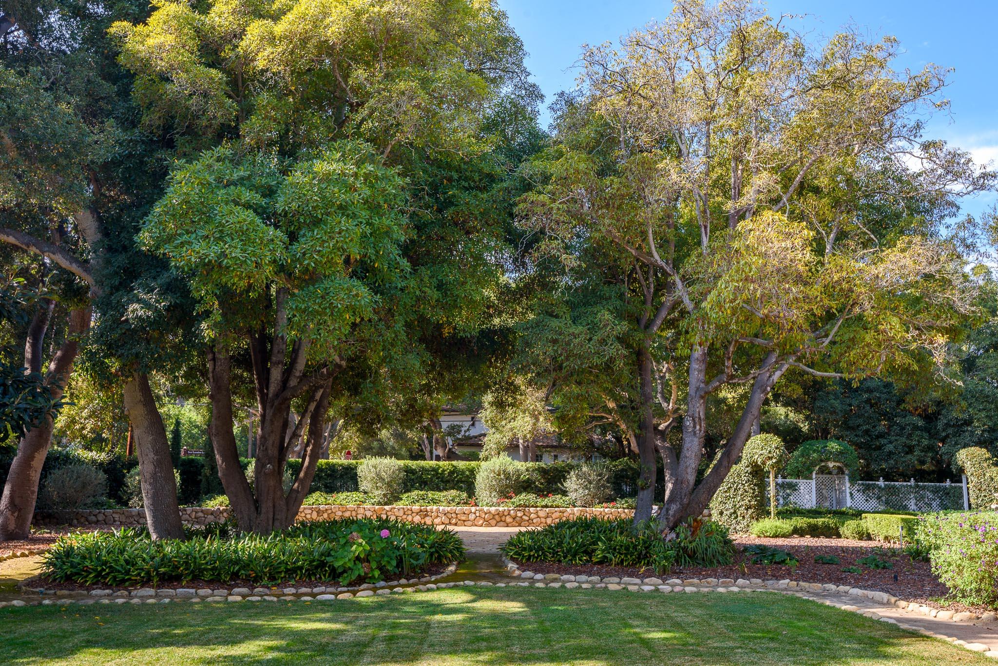 167 Pomar Lane Montecito, CA 93108 - Photo 34 of 35 a view of a yard with large trees