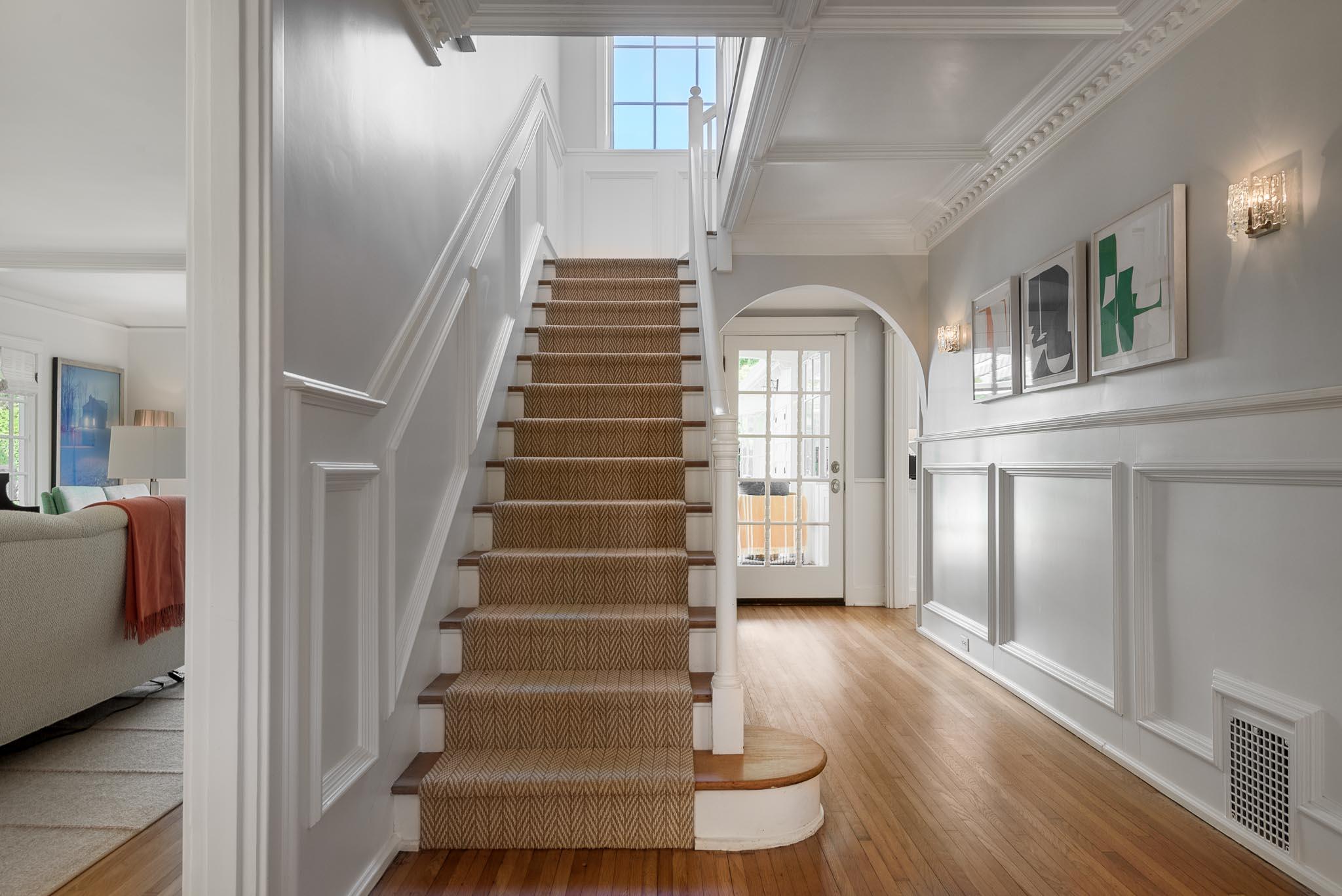 167 Pomar Lane Montecito, CA 93108 - Photo 6 of 35 a view of entryway and hall with wooden floor