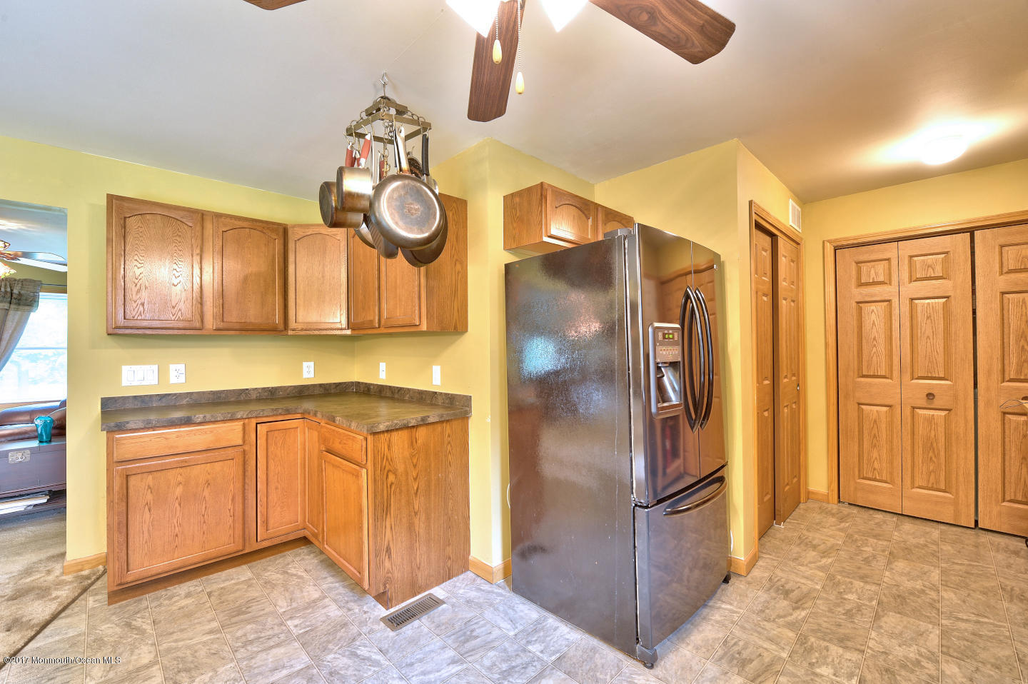 274 Trenton Lakewood Road Cream Ridge, NJ 08514 - Photo 17 of 31 a kitchen with stainless steel appliances granite countertop a refrigerator and a sink