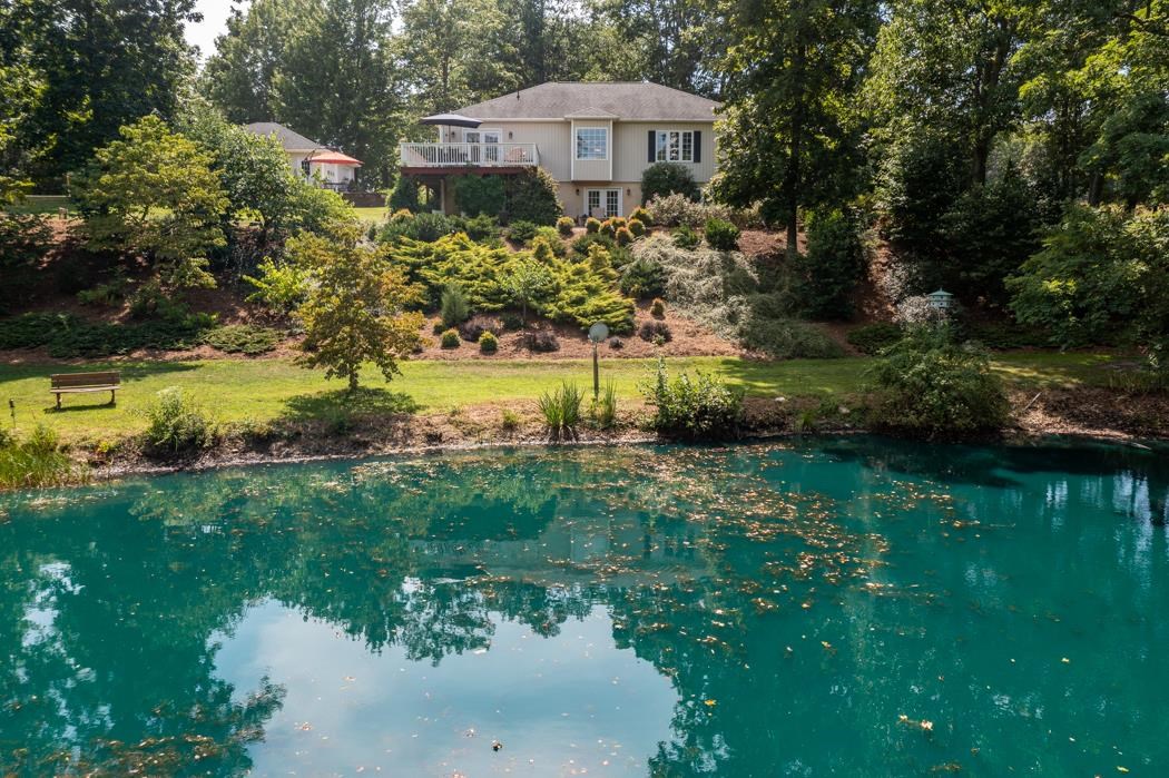170 Old Back Road Raphine, VA 24472 - Photo 2 of 66 a view of a garden with a lake