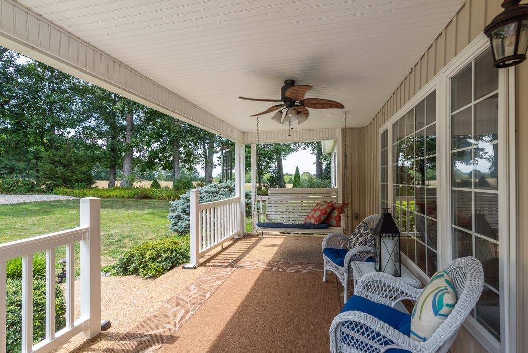 170 Old Back Road Raphine, VA 24472 - Photo 27 of 66 a living room with patio