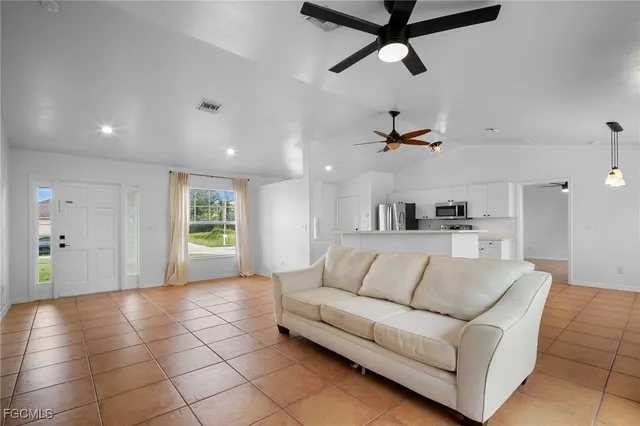 a living room with a couch