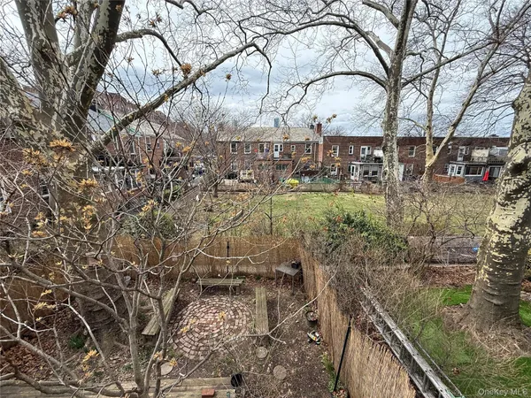 view of a brick wall