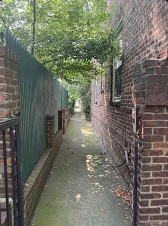 a backyard of a house