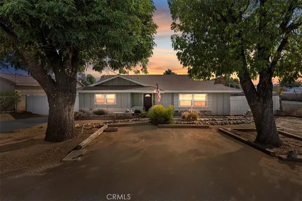 a view of a house with patio