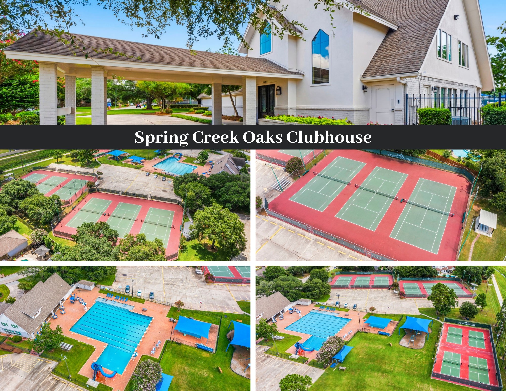 18503 Cabaniss Circle Spring, TX 77379 - Photo 44 of 49 Spring Creek Oaks offers an outstanding lifestyle with 2 clubhouses, 2 pools (including a 9-lane, 25-meter competition pool), tennis & pickleball courts, baseball and soccer fields, playgrounds, and scenic jogging paths.