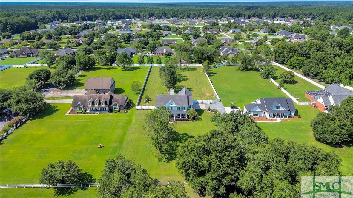 803 Honey Ridge Road Guyton, GA 31312 - Photo 48 of 50 Front areal picture of this beautiful estate prope