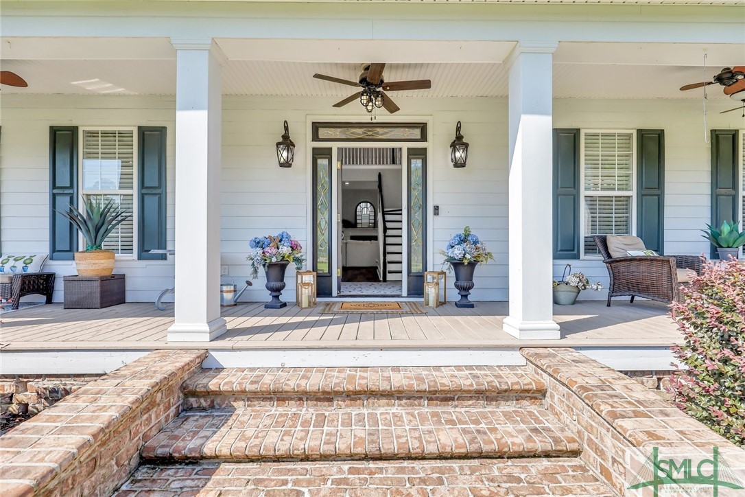 803 Honey Ridge Road Guyton, GA 31312 - Photo 6 of 50 Well landscaped and inviting front entrance