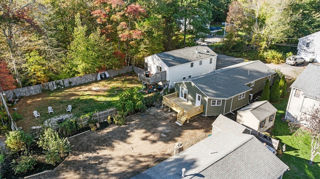 12 Sylvan Road Norton, MA 02766 - Photo 36 of 39 an aerial view of a house with big yard