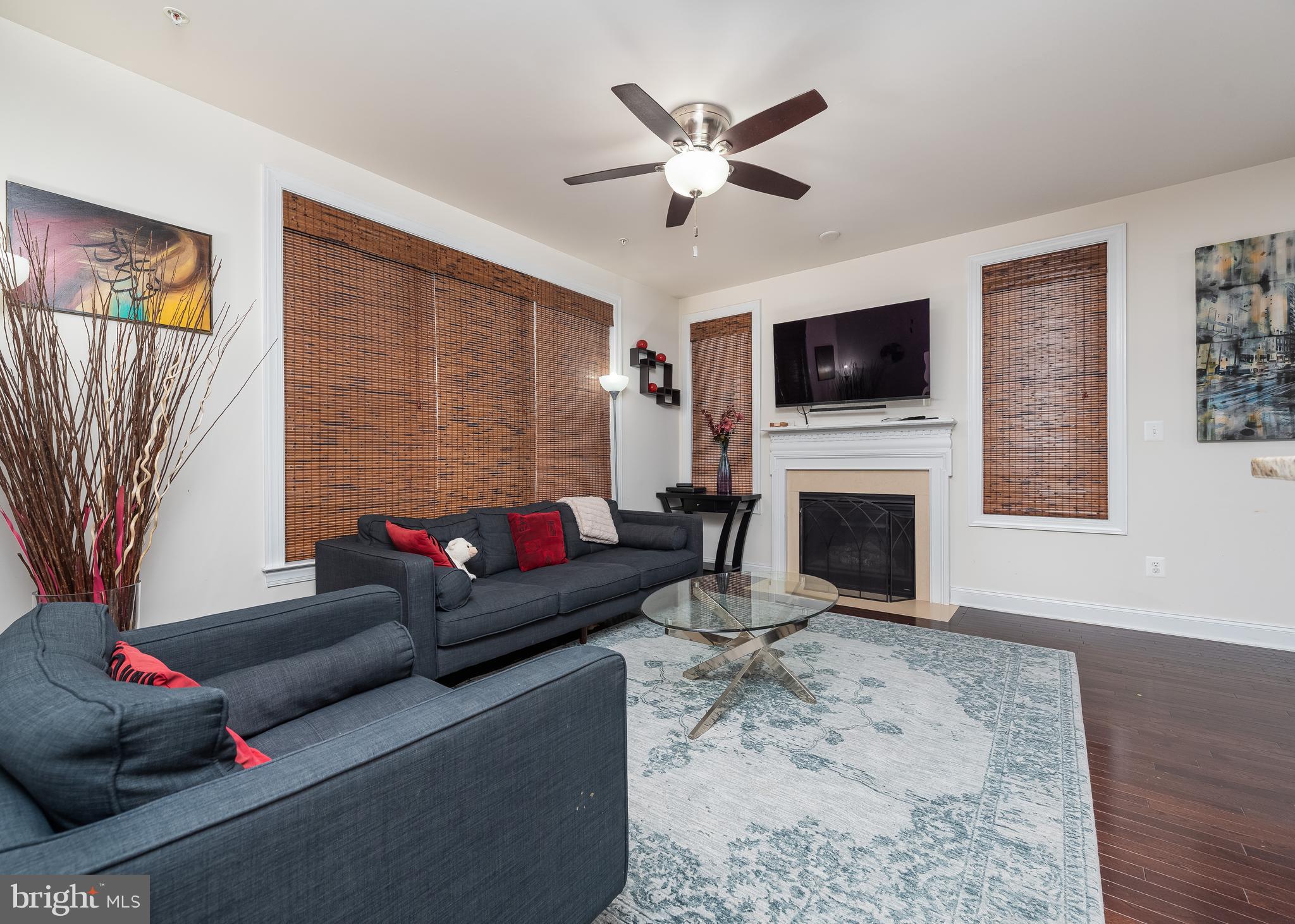 7665 Elmcrest Road Hanover, MD 21076 - Photo 15 of 37 Fireplace with TV mount (included)