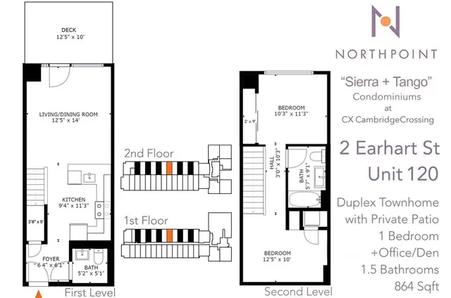 a living room with a couch and a painting on the wall