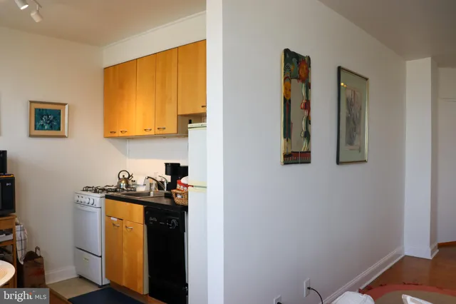 a view of a closet with storage