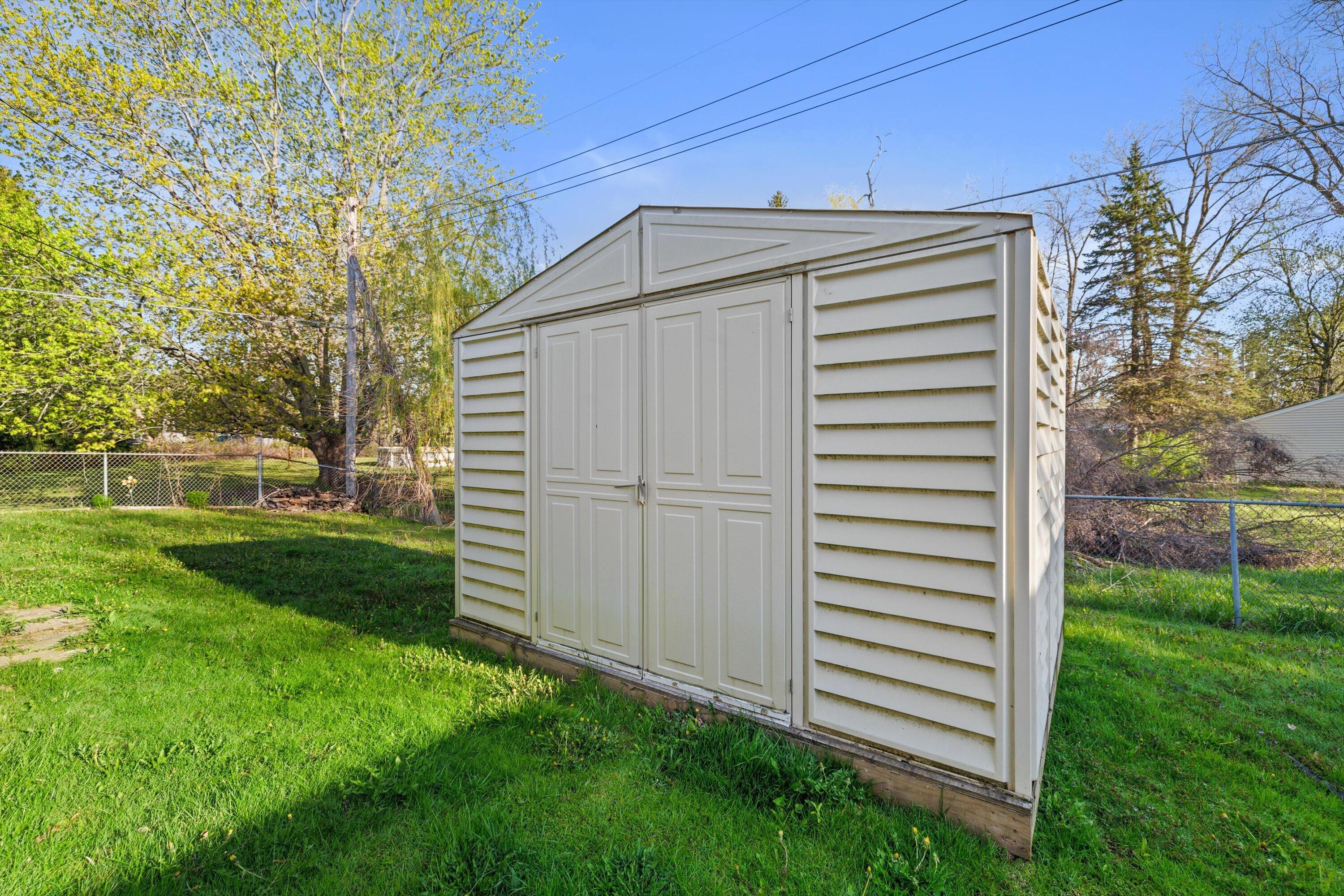 726 Royal Park Road Caledonia, WI 53402 - Photo 29 of 29 Detached storage shed provides additional space for tools, equipment, and outdoor items