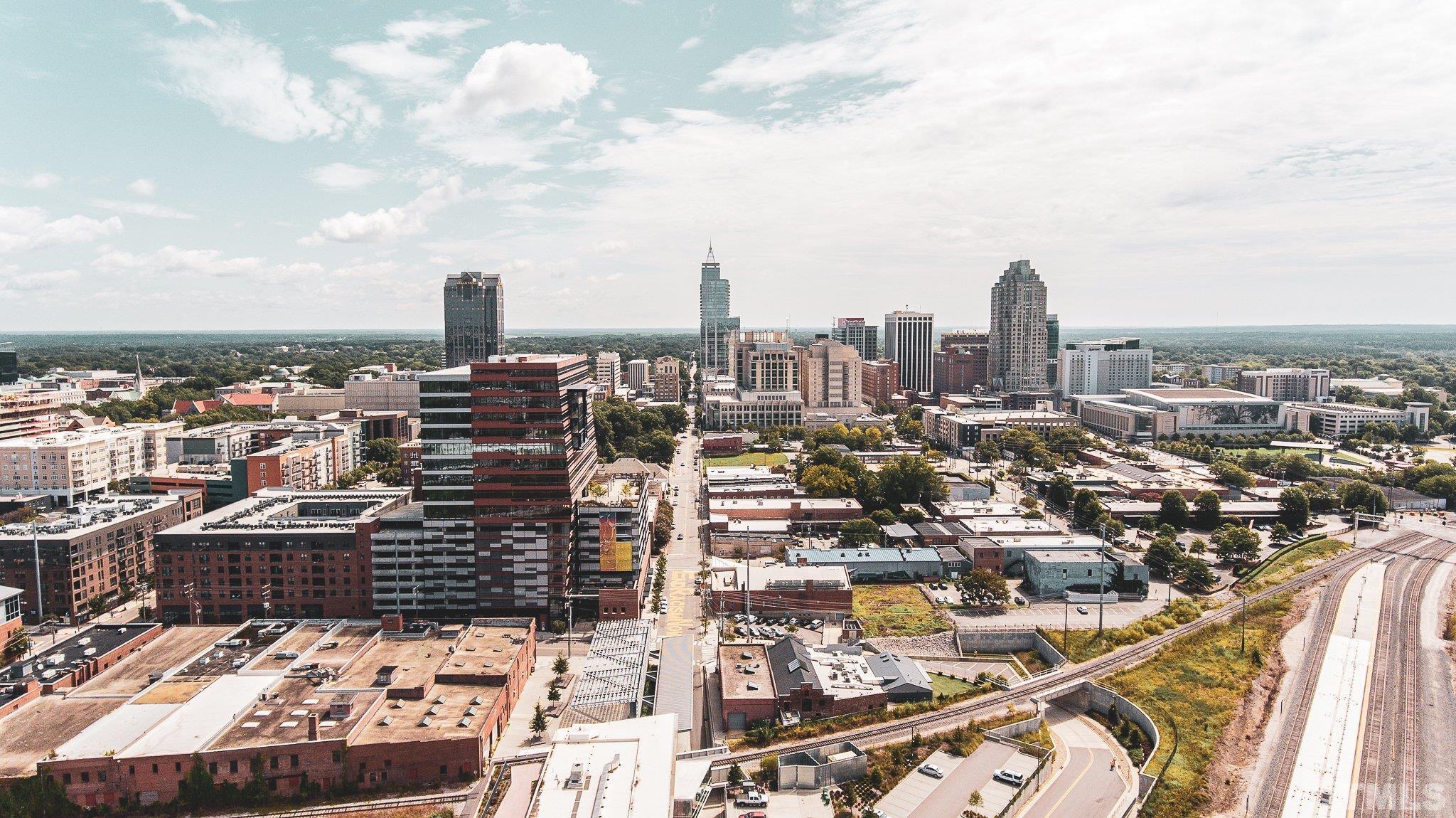 613 South West Street Raleigh, NC 27601 - Photo 7 of 18 a view of a city with buildings