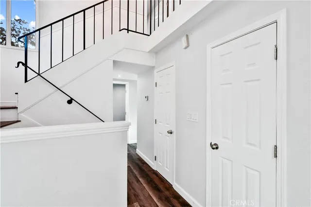 a view of entryway with staircase