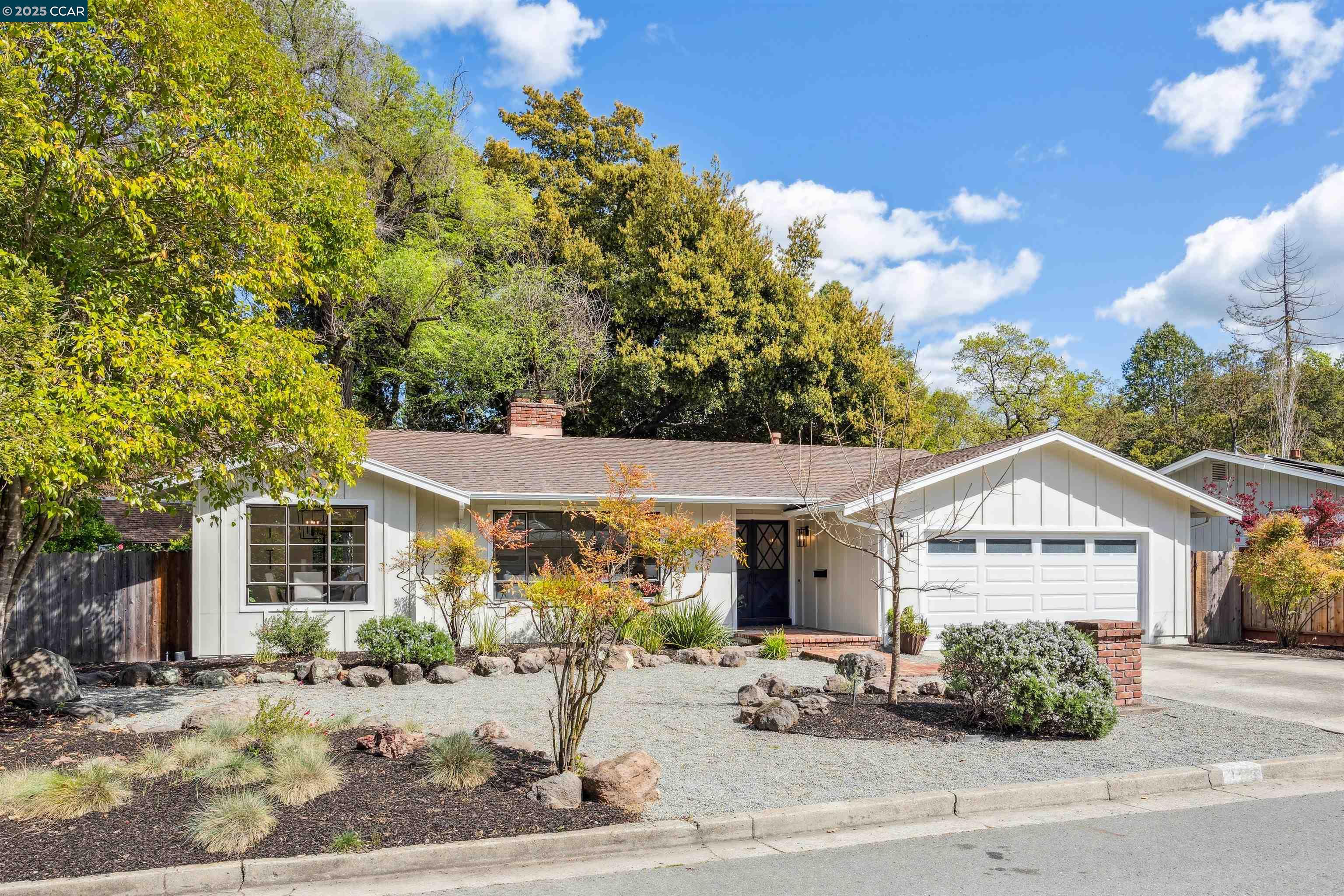 a view of a house with a patio