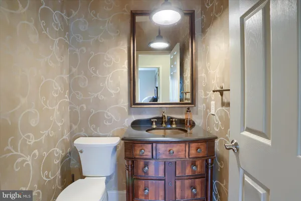 a white bath tub sitting in a bathroom