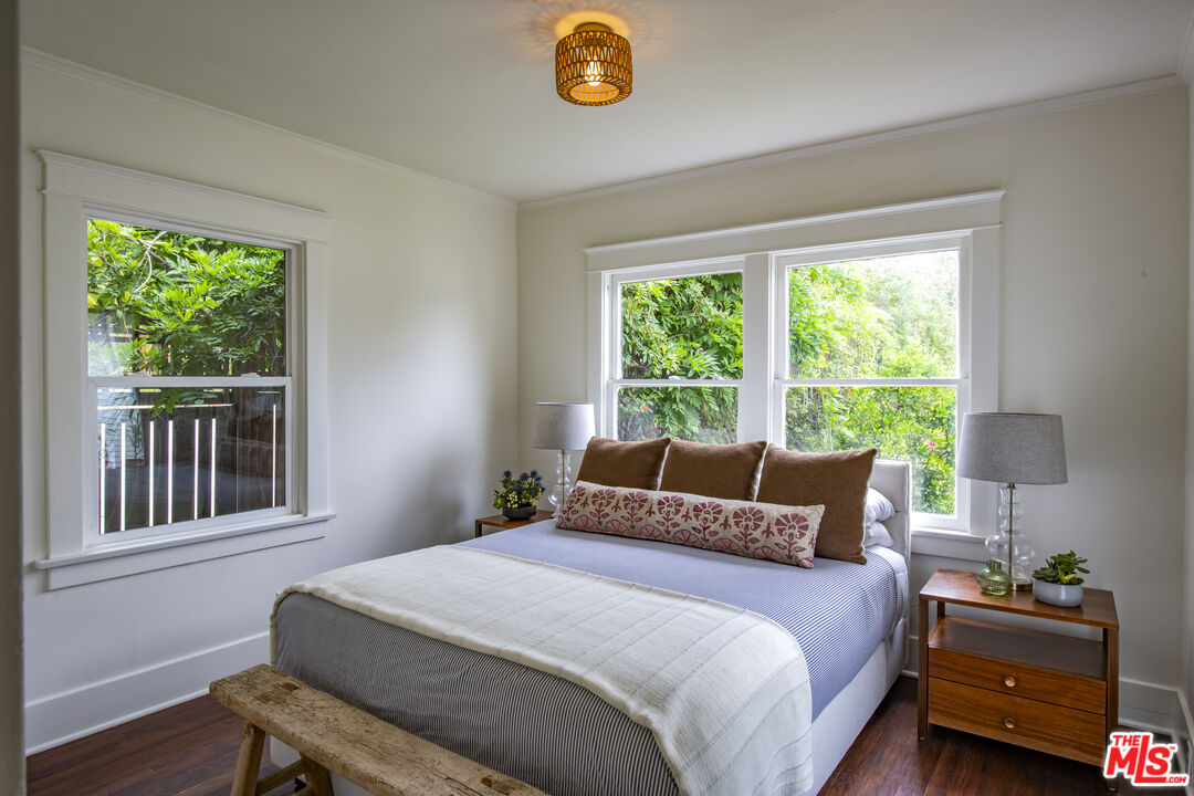 2124 Ridgeview Avenue Los Angeles, CA 90041 - Photo 15 of 33 a bedroom with a bed and a window