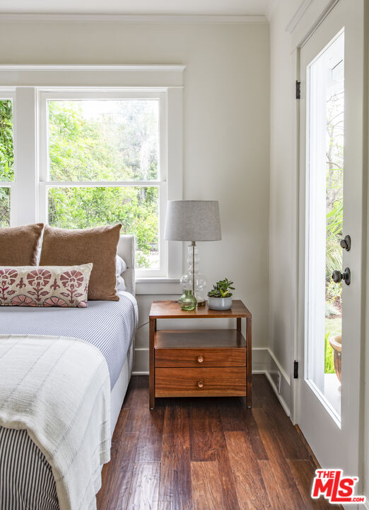 2124 Ridgeview Avenue Los Angeles, CA 90041 - Photo 16 of 33 a bedroom with bed and window