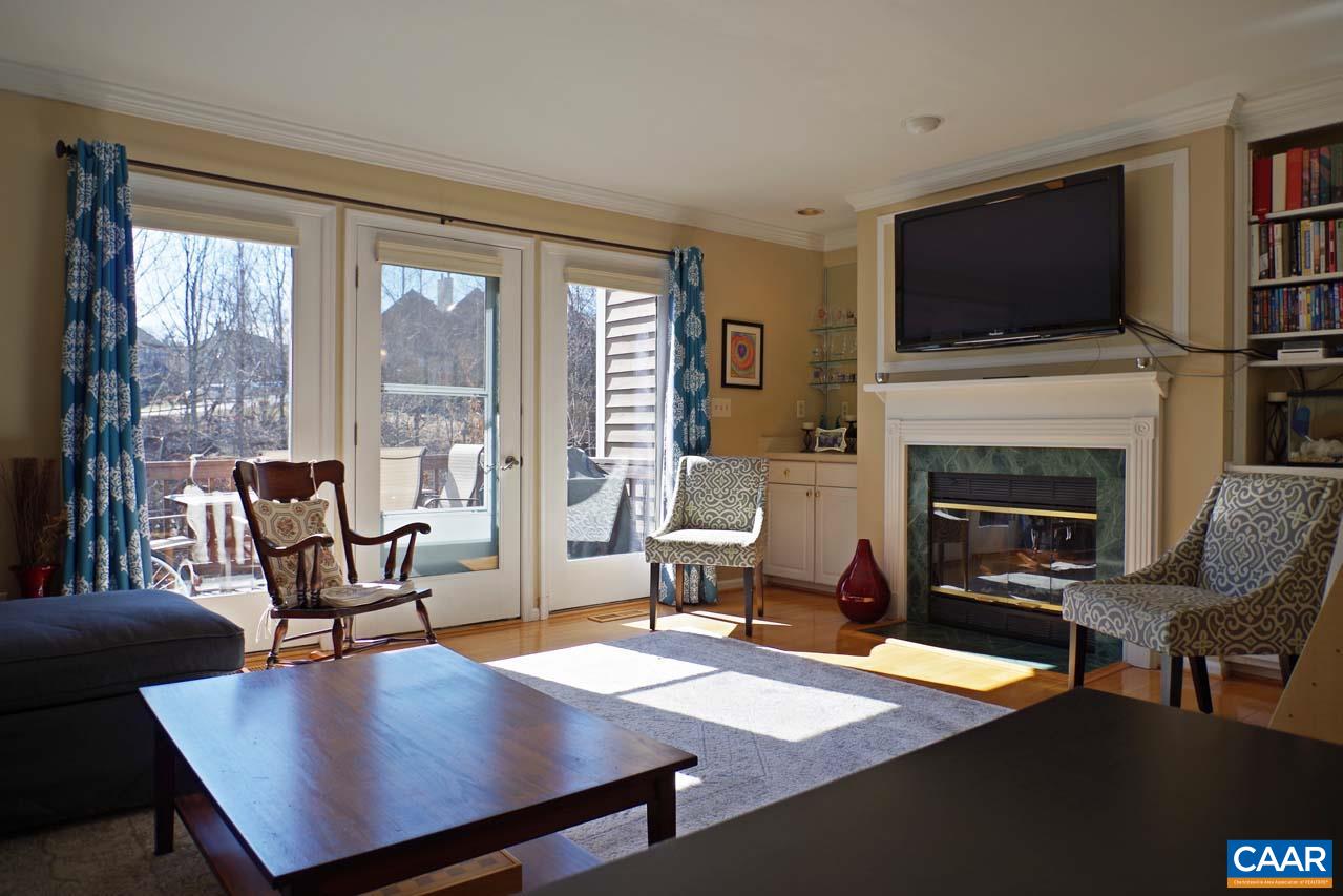 1303 Wimbledon Way Charlottesville, VA 22901 - Photo 19 of 47 a living room with furniture a flat screen tv and a fireplace