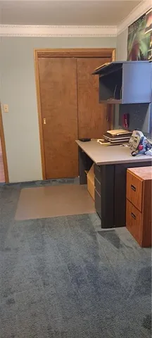 a room with gym equipment