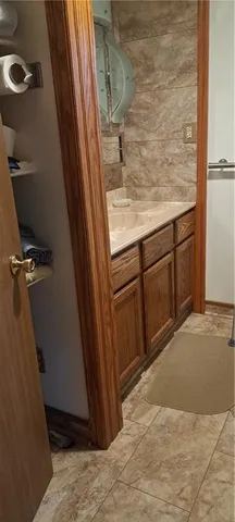 a view of storage and utility room