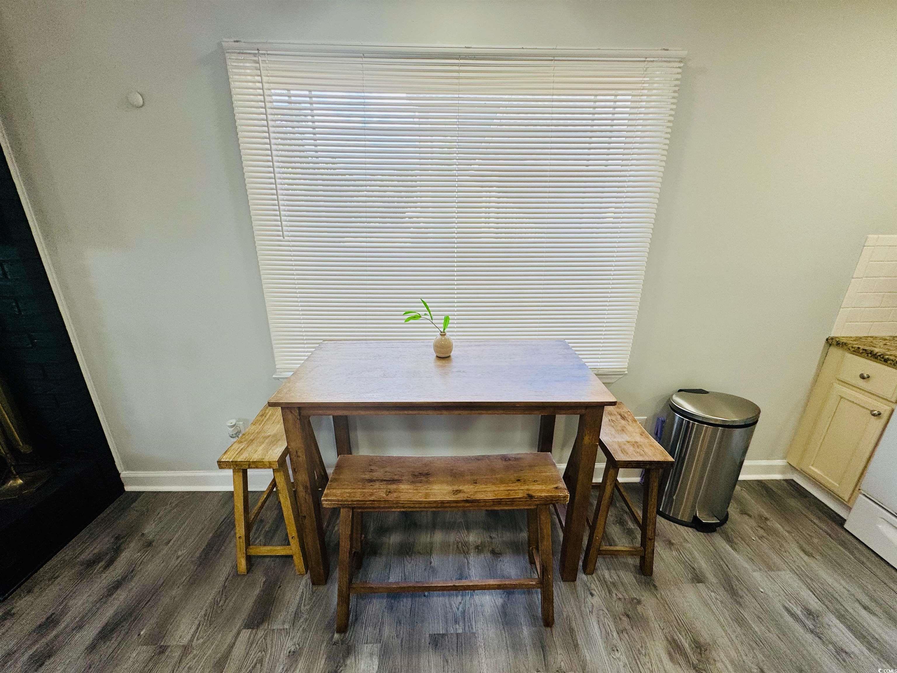 1960 Lake View Circle Surfside Beach, SC 29575 - Photo 13 of 40 Dining area featuring dark wood-style flooring